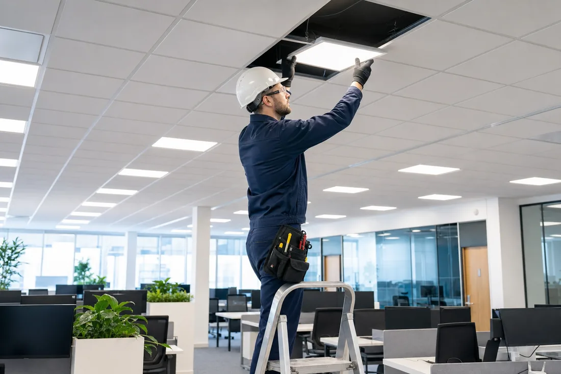 K2 Electrical commercial electricians — Lighting upgrades in Bury